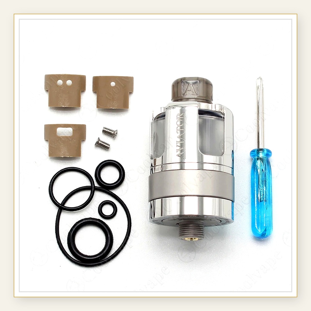Wolfcoolvape Aviator 22mm RTA  - đánh giá và giá Vaping Air