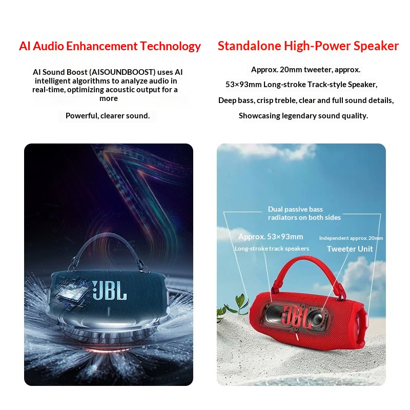 JBL CHARGE6 Outdoor Bluetooth  - đánh giá và giá Anker Speaker Soundcore Boom 2